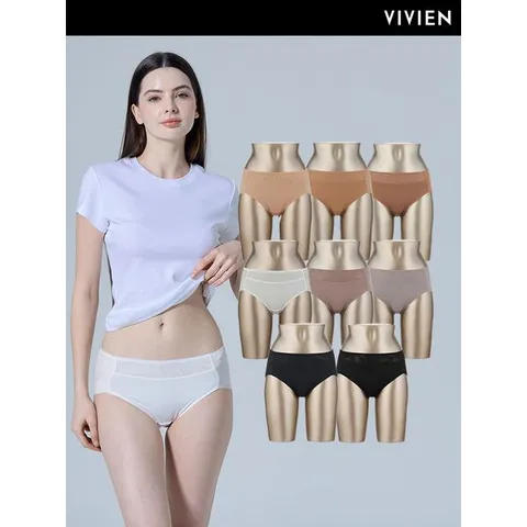 [하프클럽]  여성팬티 햄라인 팬티 8종세트