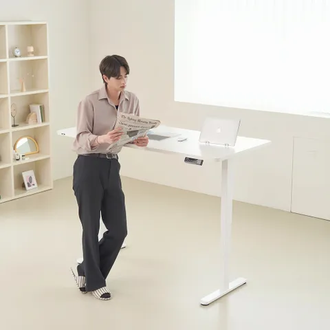듀얼 모터 전동 3단 높이조절 스탠딩 모션데스크 MD303D 1400