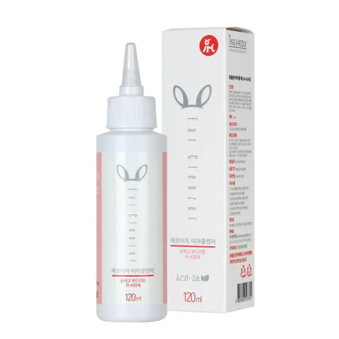 에코이지 이어클렌저 120ml 반려동물영양제 강아지눈영양제 심장사상충약 상아지항산화제