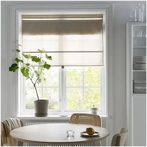 링블롬마 로만블라인드 베이지 100x160cm 롤스크린 버티컬 커튼