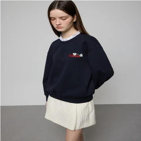 [듀엘] 프릴넥 맨투맨 티셔츠 D251MSM007 463694