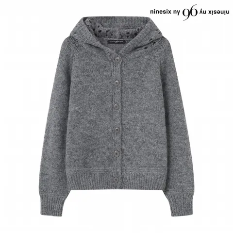 정상가:79,000원 ㅣ 스카시 후드 버튼업 니트 가디건 (NP4CK003L0)