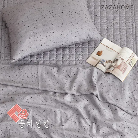 [자자홈]썸머드림 풍기인견 홑이불카페트베개세트SS