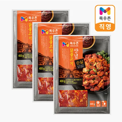 순살 양념 닭불고기 400gX3팩