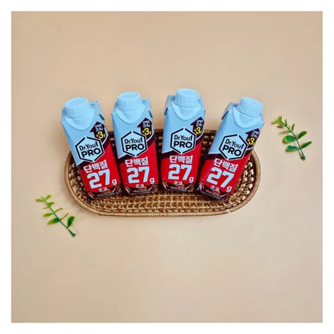 오리온 닥터유 프로 드링크 단백질 초코 250ml x 4개 / 단백질보충 식사대용