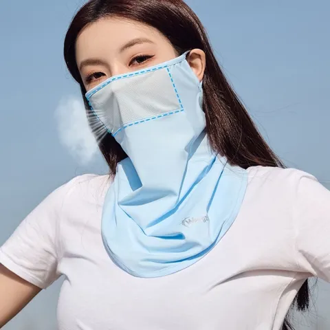 7컬러 360도 햇빛차단 여름 풀커버 에어메쉬 마스크