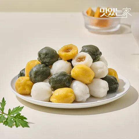 더바른떡 굳지않는 삼색꿀떡 1box 개별포장