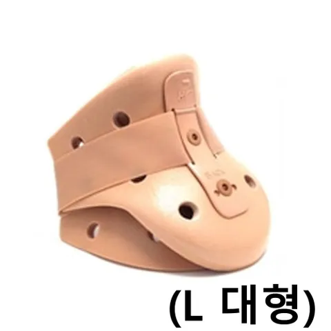 경추보호대 L 대  목견인기 목보호대 목디스크 의료용 목지지대 경추보조기 목고정깁스 목부목