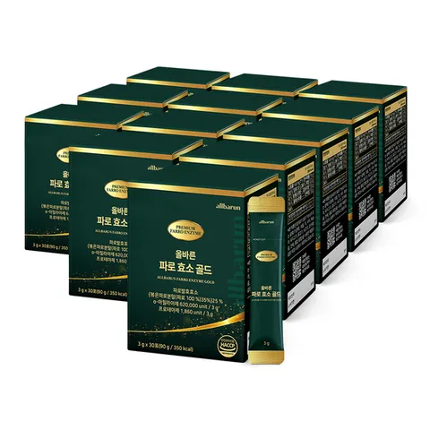 파로 효소 골드 30포 12박스 총 12개월분