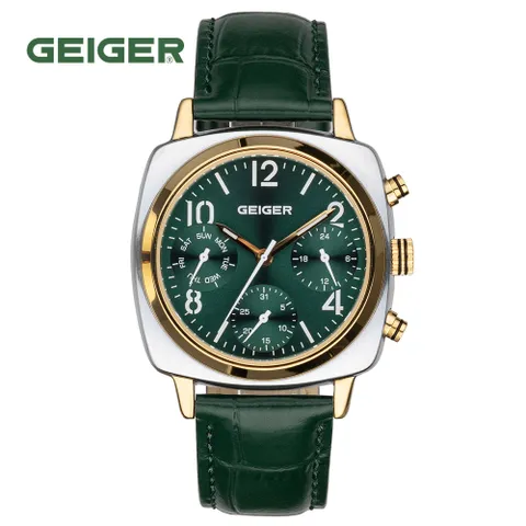 (GEIGER) 남성 가죽 시계 GE1257GNGN