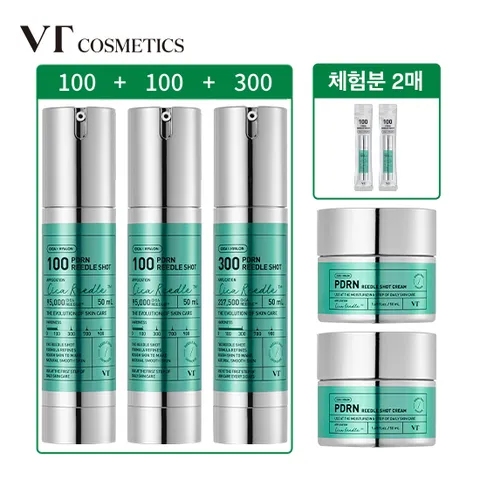 [VT/무료체험] PDRN 리들샷 100 2개+300 1개+크림2개+체험분