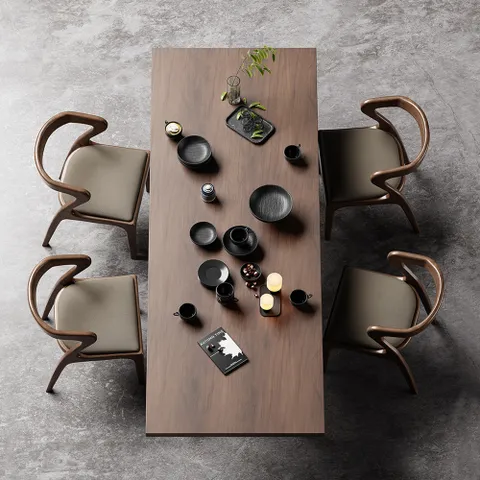 제노바 대형 테이블 1600 1800 2100 2400 식탁 (의자 미포함)