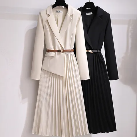 사선자켓플리츠원피스 mde2301186