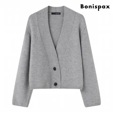 정상가:59,000원 ㅣ 심플 베이직 투버튼 니트 가디건 (XP4CK003L0)