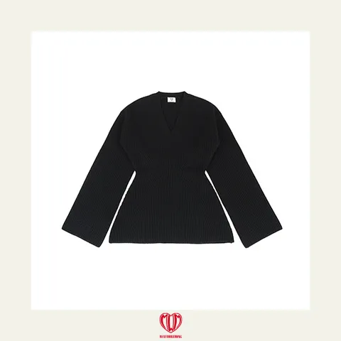 하찌니트 튜닉_블랙