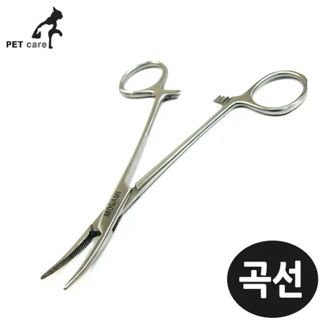 미용용품 반려용품 ARMICO 겸자가위 곡선 강아지