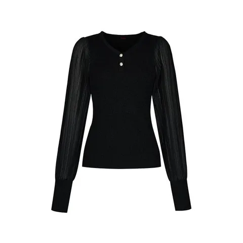 [하프클럽] 브이넥 볼륨 티셔츠(OY3LKT0)