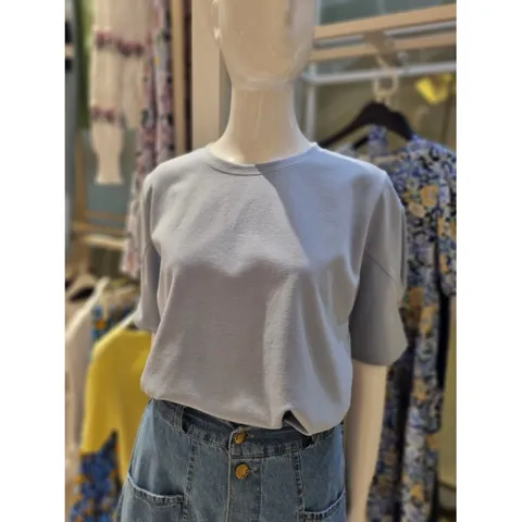 [롯데백화점][에이비에프지]퍼프소매 반팔 티셔츠