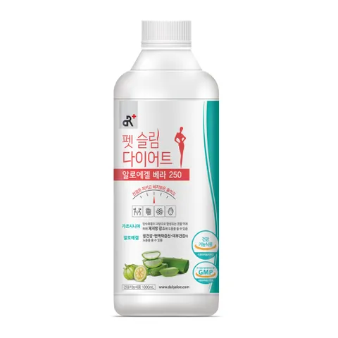 펫슬림 다이어트 알로에겔 베라250 1L x 1병