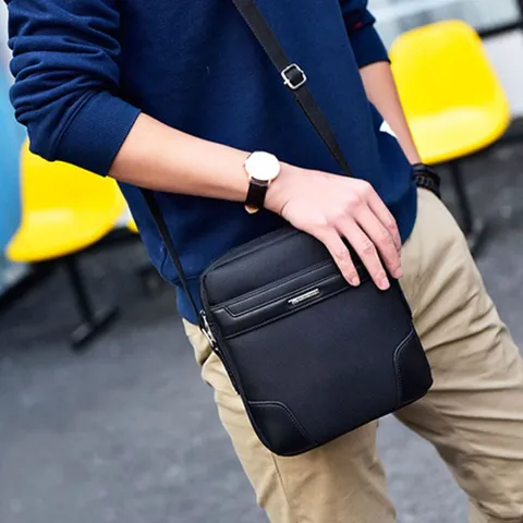 남성 오피스룩 캐주얼룩 테블릿PC수납 숄더 크로스백 학생크로스백 남성크로스백