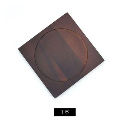 신원형후라이 통주물팬 목판받침대(1호)