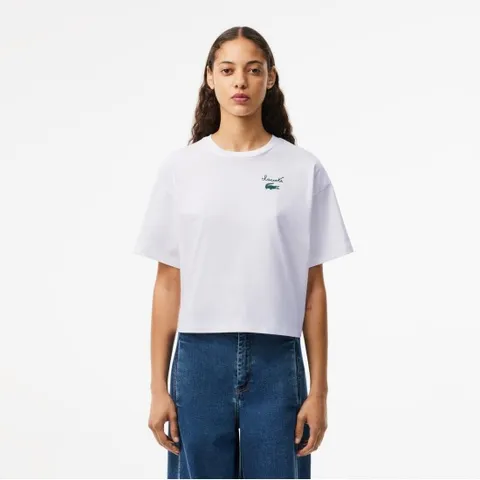 여성 그래픽 포인트 반소매 티셔츠 TF2523-54N 70V