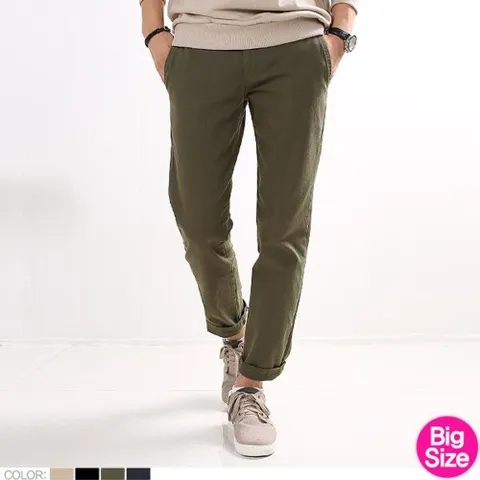 DON1844 남자워싱스판면바지 한국 한국생산 국내 국내생산 KOREA