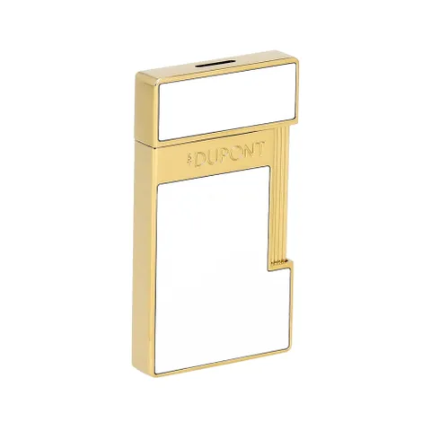 듀퐁 028224 슬리미 화이트 골드 라이터