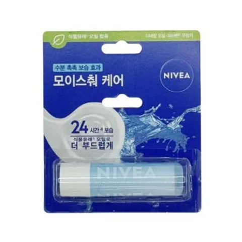 니베아 립케어 모이스춰 케어 4.8g 입술 촉촉 모이스쳐 수분 보습력 입술관리 립케어스틱 립스틱