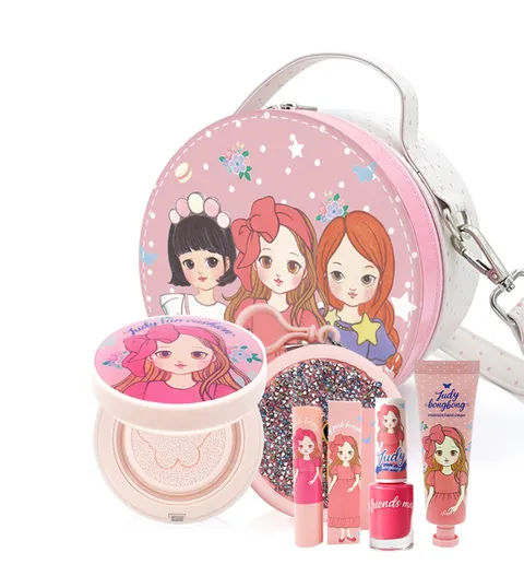 디엘프렌즈_NEW 크로스 디엘백세트, 썬쿠션+립틴트밤+수성네일+핸드크림+젤 428515