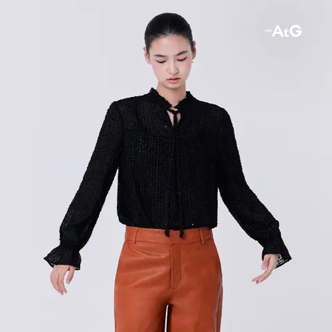 [최초가 69,900원] 비쥬 글리터 블라우스