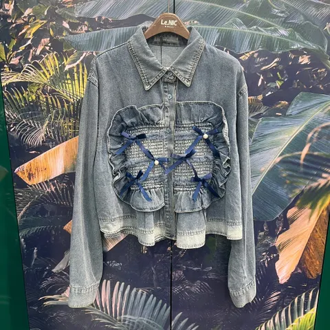 진주블루리본프릴크롭청셔츠MM11BL001_IC