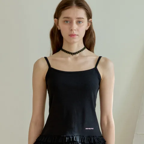 WISH FLOWER LACE CHOKER_BLACK