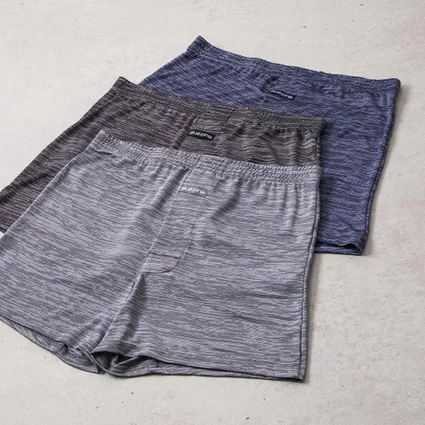 [블루핀] 기능성 쿨 인견 남성 트렁크 여름 팬티 3종세트