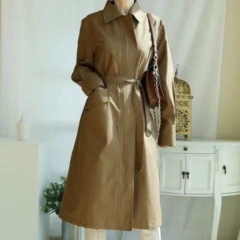 가을 백화점 벨트 트렌치코트 바바리 자켓