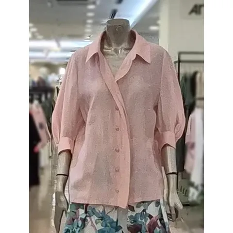 미니멈 세이브존03 카라벌룬 라운드 블라우스 MZCAWB7210 (52117773)