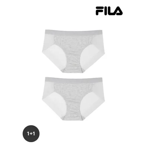 [하프클럽]  아웃핏 시즈널 라이트멜란지 여성 드로즈 2매입 (FI4DRF6454F_LML)