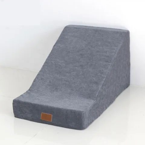 강아지 스펜 삼각 스텝 그레이 1P 애견 소파 계단 강아지삼각스텝 강아지침대스텝