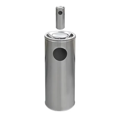 실외에서 사용하는 휴지통 겸 재떨이 특대 X 2개입 오피스텔휴지통 관공서휴지통 빌딩휴지통 사