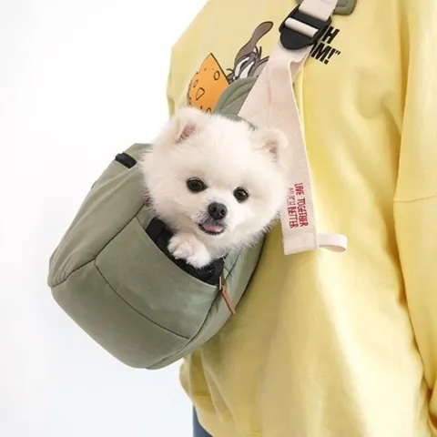 패리스독 디어마이슬링백(카키)M 디어마이슬링백 카키