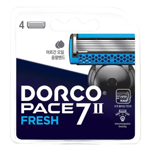 도루코 페이스7 II 프레쉬 7중 면도날 4개입 면도기 면도용품