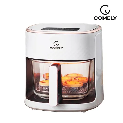 4.5L 글라스 유리 바스켓 컨벡션 히팅 에어프라이어 CAF-G5600D 오븐 건과기 제빵기 바베큐 오븐 조리기 해빙기 팝콘