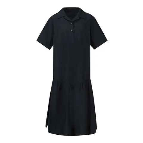 [하프클럽] 오픈카라 드롭웨이스트 원피스 SIOAE9535 H