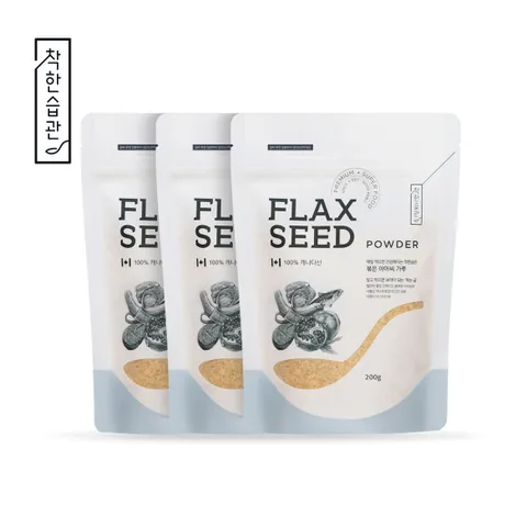 볶은아마씨가루 팩 220g 4개