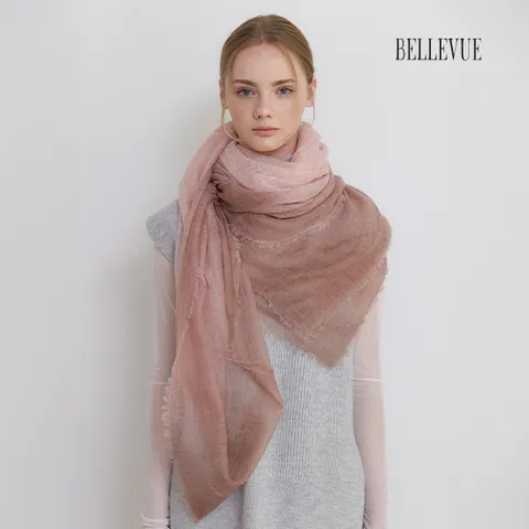 [BELLEVUE]벨뷰 캐시미어100 옴브레 빅숄