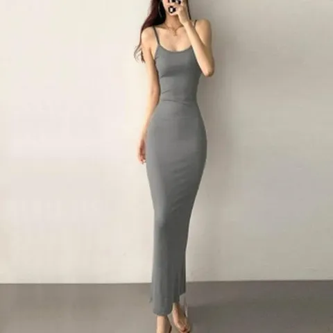 [하프클럽] 바캉스 소재 하객룩 나시원피스 여름원피스 축하모임 시원한 나시 55-77사이즈