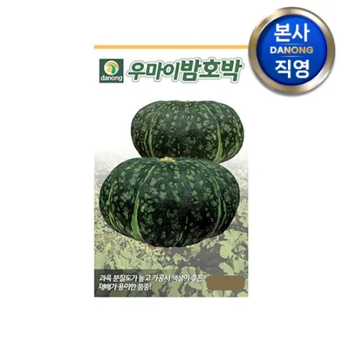 우마이 밤호박 씨앗 20립 .야채 채소 키우기 텃밭 파종 호박 주말 농장 씨 종자