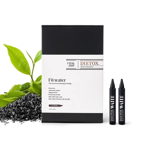 [다이어톡스] 핏워터 활성탄 클렌즈 워터 20앰플
