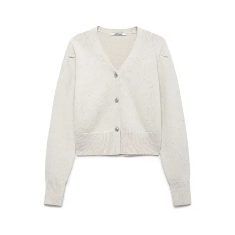 [최초가:249,000원] V넥 메탈 숏 가디건 A251PWK162