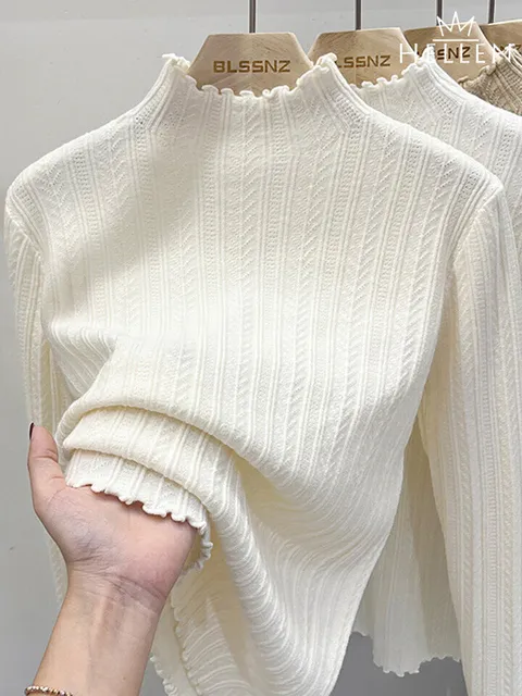 프릴 반목 니트티 겨울 이너 니트 제스프릴니트